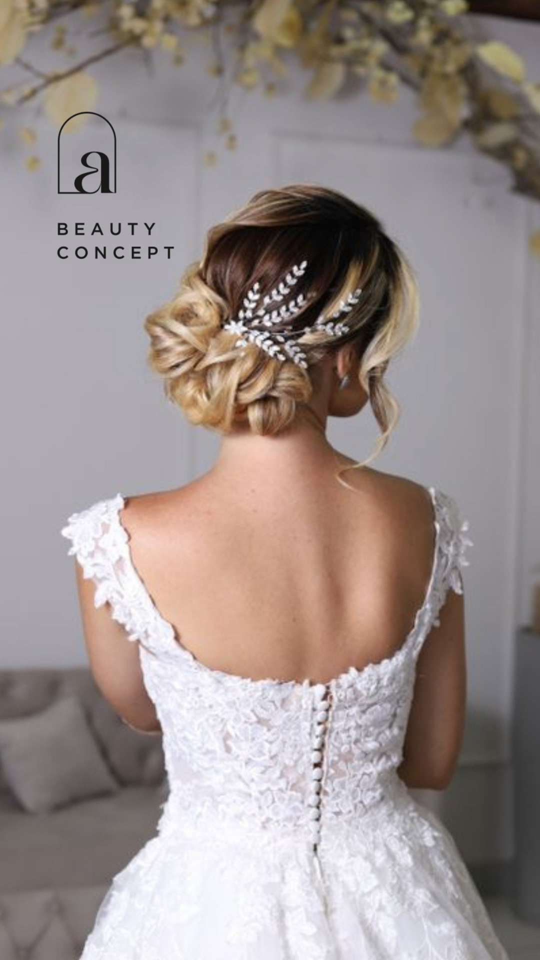 Penteado de Noiva - Vista traseira - Studio Antonelli