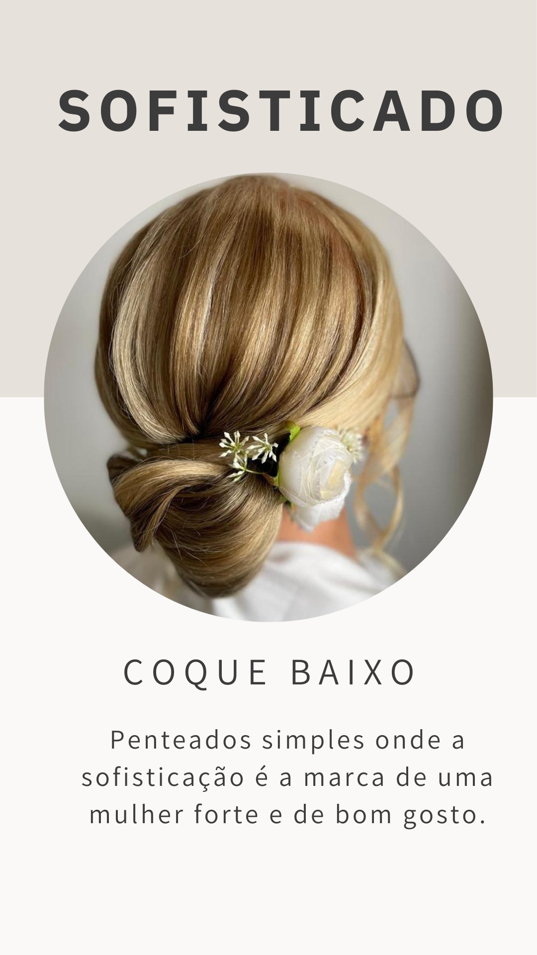 Sofisticado Coque Baixo - Studio Antonelli